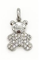 Charm Gioielleria Dossena  Donna in Oro bianco Zircone CHOR-190-253